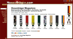 Desktop Screenshot of hosentraeger.com
